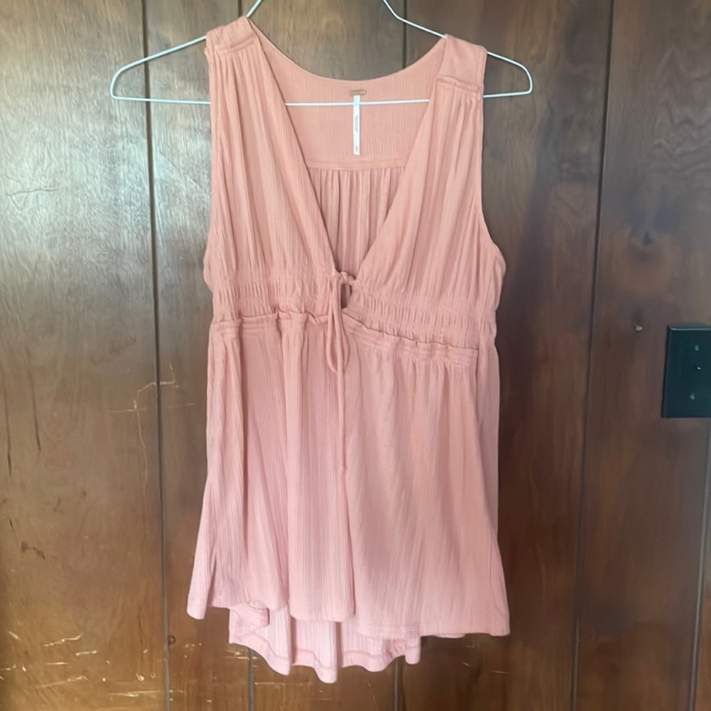 Free People Orange Tank Top